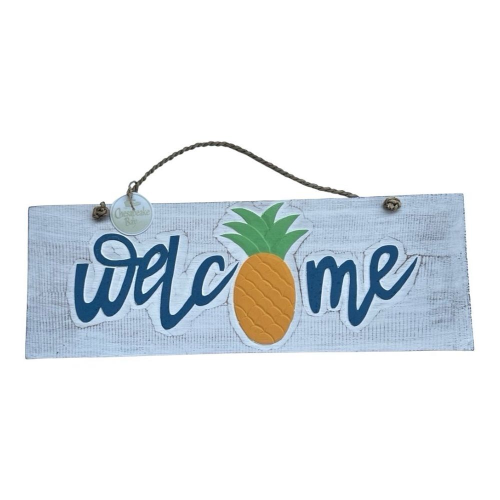 Welcome Pineapple Sign‎